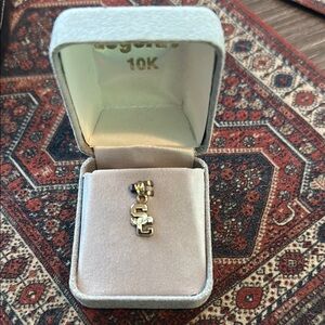 Gold 10K Initial charm